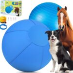 Herding Ball for Dogs- 25" Dog Herding Ball for Dogs/Horse, Dog Agility Equipment for Australian/German Shepherd Collie, Toys for Christmas/Birthday Gifts, Blue
