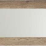 Household Essentials 8078-1 Ashwood Rectangular Wall Mirror