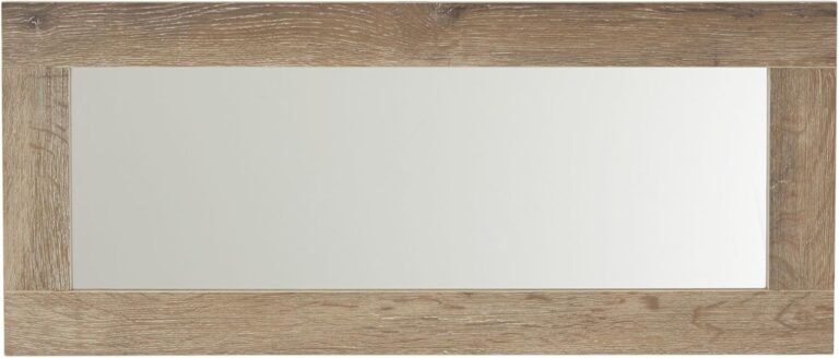 Household Essentials 8078-1 Ashwood Rectangular Wall Mirror