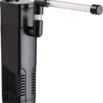 NICREW Aquarium Internal Filter, Submersible Power Filter with Multiple Function for Fish Tanks 2 to 5 Gallon, 40 GPH, 3.5W