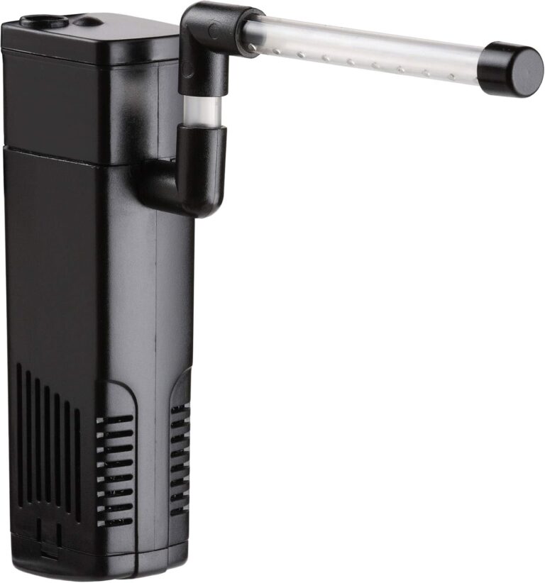 NICREW Aquarium Internal Filter, Submersible Power Filter with Multiple Function for Fish Tanks 2 to 5 Gallon, 40 GPH, 3.5W