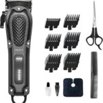 Hair Clippers for Men Professional - Cordless&Corded Barber Clippers for Hair Cutting & Grooming Rechargeable Beard Trimmer