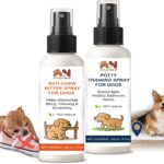 Dog Behavior Training Kit  2-Pack No Chew Spray + Potty Training Spray  2150ml Behavior Correction Set for Puppies & Adult Dogs  Safe & Natural Indoor/Outdoor Training Aid