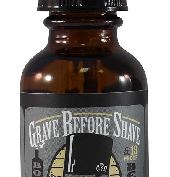 Grave Before Shave Gentlemen's Blend Beard Oil (Bourbon/Sandal Wood Scent)