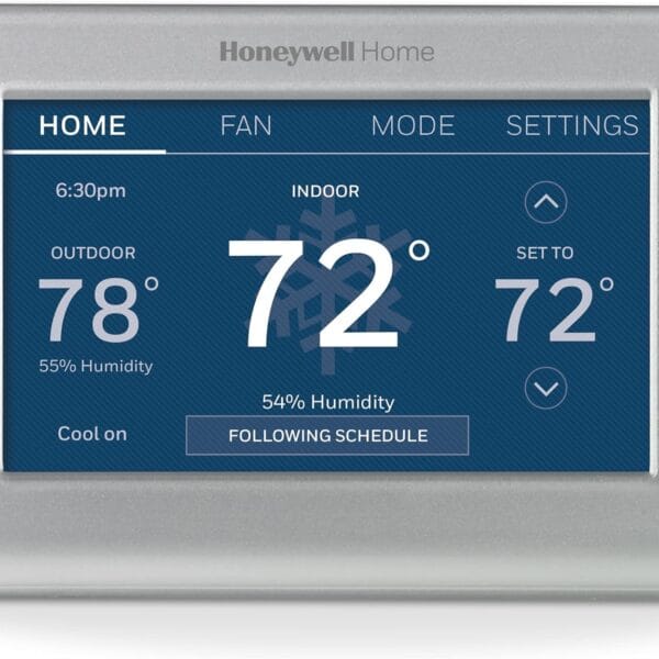 Honeywell Home RENEWRTH9585WF Smart Color Thermostat (Renewed), Silver (RENEWRTH9585WF/U)