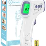 Digital Thermometer for Adults and Kids, No Touch Forehead Thermometer for Baby, 2 in 1 Body Surface Mode Infrared Thermometer with Fever Alarm and Instant Accuracy Readings