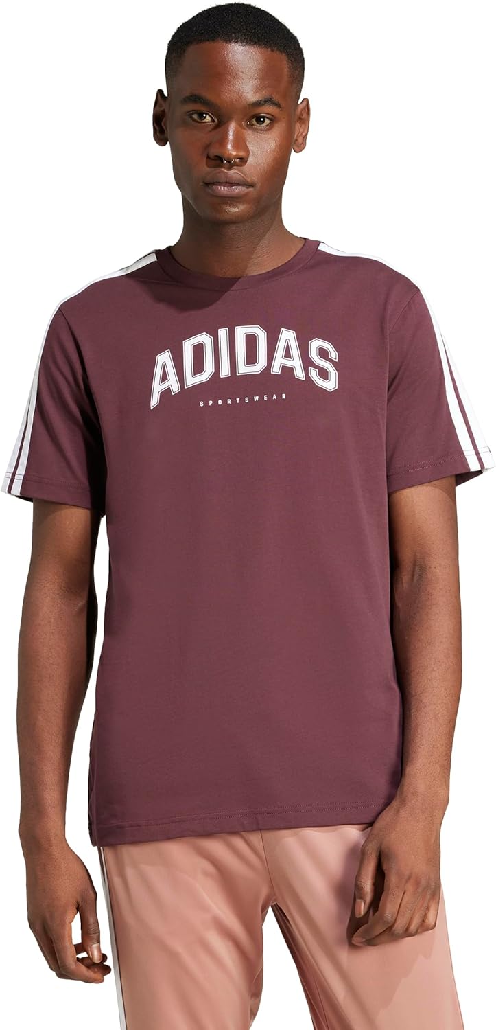 Adidas Mens Codes Collegiate Linear Graphic T-Shirt