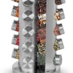 Simpli-Magic Spice Rack Organizer, Rotating Spice Rack with 20 Jars Included