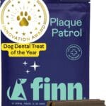 Finn Plaque Patrol Dental Chews | Triple-Action Defense Against Plaque, Tartar, and Bad Breath | for Medium/Large Dogs, 25+ lbs