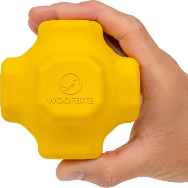 Indestructible Jumping Jack Chew Toy - Lifetime Replacement - Durable Dog Toy for Aggressive Chewers - Safe, Non-Toxic Natural Rubber - Interactive, Chew & Fetch - Tough, Heavy Duty - 4.5