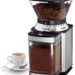 Cuisinart Coffee Grinder, Electric One-Touch Automatic Burr Coffee Grinder with 18-Position Grind Selector, Cup Size Selector for 4  18 Cups, DBM-8P1, Black Stainless
