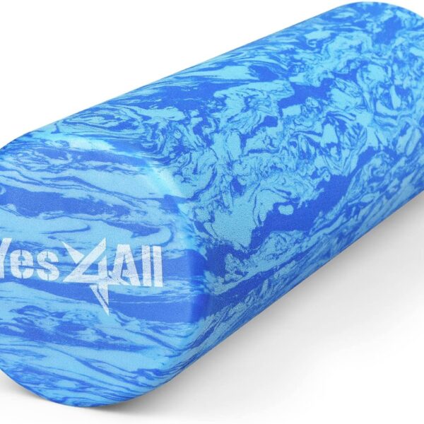 Yes4All EVA Firm Foam Roller for Back - Round Back Roller for Exercise, Yoga & Pilates 12/18/24/36 inch