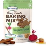 BoneItUp Dog Treats Mixes for Baking  Low Calorie Dog Treat Baking Mix with Nutrient-Rich Ingredients  Easy to Bake Puppy Cake Mix  10 oz Pack for All Age Groups