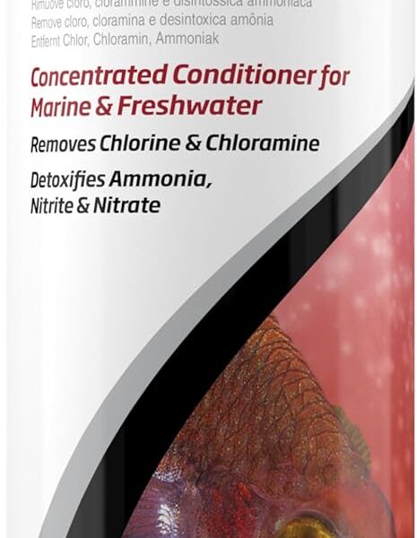 Seachem Prime Fresh and Saltwater Conditioner - Chemical Remover and Detoxifier 500 ml