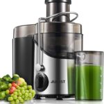 Juicer Machines, Juilist 3" Wide Mouth Juicer Extractor Max Power 800W, for Vegetable and Fruit with 3-Speed Setting, 400W Motor, Easy to Clean