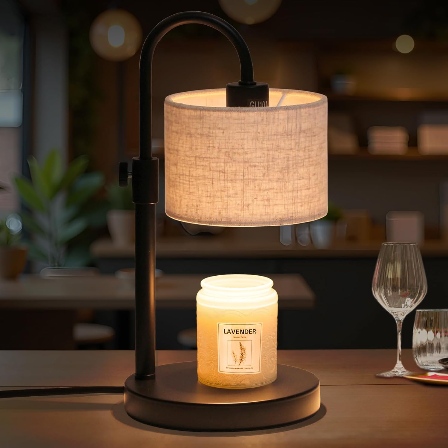 Candle Warmer Lamp with Timer, Dimmable Candle Wax Warmer Candle Lamp Warmer with 2 Bulbs, House Warming Gifts Christmas Gifts for Women Bedroom Home Decor (Linen-Upgraded) Candle Warmer Lamp with Timer, Dimmable Candle Wax Warmer Candle Lamp Warmer with 2 Bulbs, House Warming Gifts Christmas Gifts for Women Bedroom Home Decor (Linen-Upgraded)