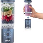 Ninja Blast Max, Portable Blender + Twist & Go, Personal Smoothie, Blend, Ice Crush, 3 Programs, Cordless, 22 oz removable Vessel, Dishwasher Safe, Leakproof, Navy, BC251NV