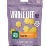 Whole Life Dog Living Treats for Dogs  Human Grade Probiotics for Digestive & Gut Health, Canine Gas, Diarrhea, Vomit & Constipation Relief - Pumpkin, 3 oz (Pack of 1)