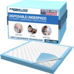 Puppy Pee Pads 22" x 22" 80 Pack, Ultra Absorbent Leakproof Potty Pads for Puppies, Small Dogs, and Cats, Heavy-Duty, Fast-Drying, Wee Wee Pads for Indoor Training and Crates by FRONTLINE