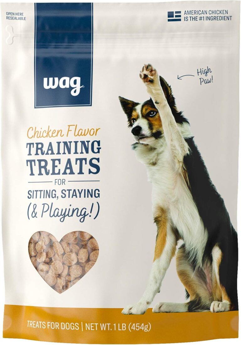 Amazon Brand  Wag Chicken Flavor Training Treats for Dogs, 1 lb. Bag (16 oz)