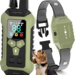Dog Shock Collar with Remote Control, 4000FT Dog Training Collar with Beep(1-9) & Vibration(1-9) & Safe Shock(1-99), IPX7 Waterproof & Rechargeable Shock Collar for Dogs All Breeds 10-120lbs