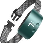 NBJU Bark Collar for Dogs,Rechargeable Anti Barking Training Collar with 7 Adjustable Sensitivity and Intensity Beep Vibration for Small Medium Large Dogs (Blackish Green)
