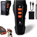 Ultra Anti Barking Device, 2025 Upgraded 3X Ultrasonic Dog Trainer, Ultra Dog Training Tool, Effective 33FT Range for Small Medium Large Dog Indoor & Outdoor (Black)