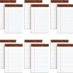 TOPS 5 x 8 Legal Pads, 12 Pack, The Legal Pad Brand, Narrow Ruled, White Paper, 50 Sheets Per Writing Pad, Made in the USA (7500)