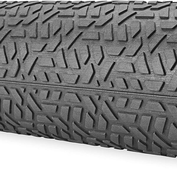 Gaiam Restore Compact Textured Foam Roller for Muscle Repair and Exercise  12L X 4" Diameter Massager Roller  Ideal for Improved Circulation and Easing Muscle Tension