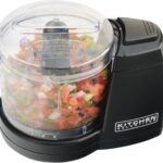 Kitchen Selectives Mini Chopper by Select Brands - Mini Electric Food Chopper for Kitchen Appliances - Features Dishwasher-Safe Parts - Chops, Minces & Dices - 1-1/2 Cups, Black