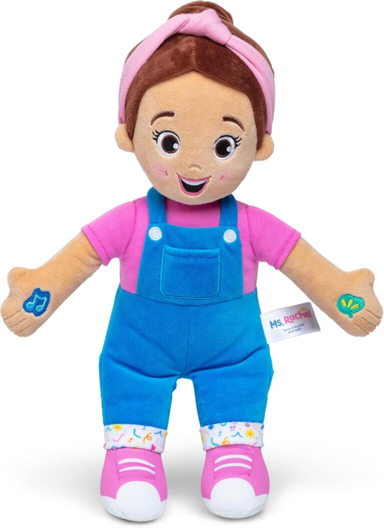 Ms. Rachel Official Speak & Sing Doll, 16 Tall Interactive Toy with 4 Songs & 16+ Phrases, Toddler Toys for Girls & Boys Ages 6 Months to 3+ Years.
