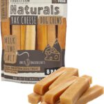 Mighty Paw Yak Cheese Chews for Dogs | All-Natural Long Lasting Pet Treats. Odorless and Great for Oral Health. Limited-Ingredient Chews for Puppies & Power-Chewers (Large, 8 Pack)
