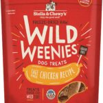Stella & Chewy's Freeze-Dried Raw Wild Weenies Dog Treats - High-Protein Training Treats for Dogs & Puppies - All-Natural Chicken Recipe with 97% Meat & Organs - USA Made - 3.25 oz Bag