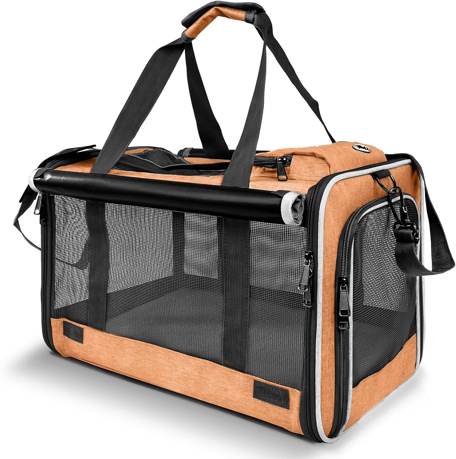Dog Carry Bag for Puppy Pet Soft-Shell Portable Kennel Crate for 0-15 lbs Foldable Pomeranian Travel Cage Tea Cup Yorkie Carrier Purse Indoor Carrying Case Cat Supply Melon Tiny Dog Melon Dog Carry Bag for Puppy Pet Soft-Shell Portable Kennel Crate for 0-15 lbs Foldable Pomeranian Travel Cage Tea Cup Yorkie Carrier Purse Indoor Carrying Case Cat Supply Melon Tiny Dog Melon