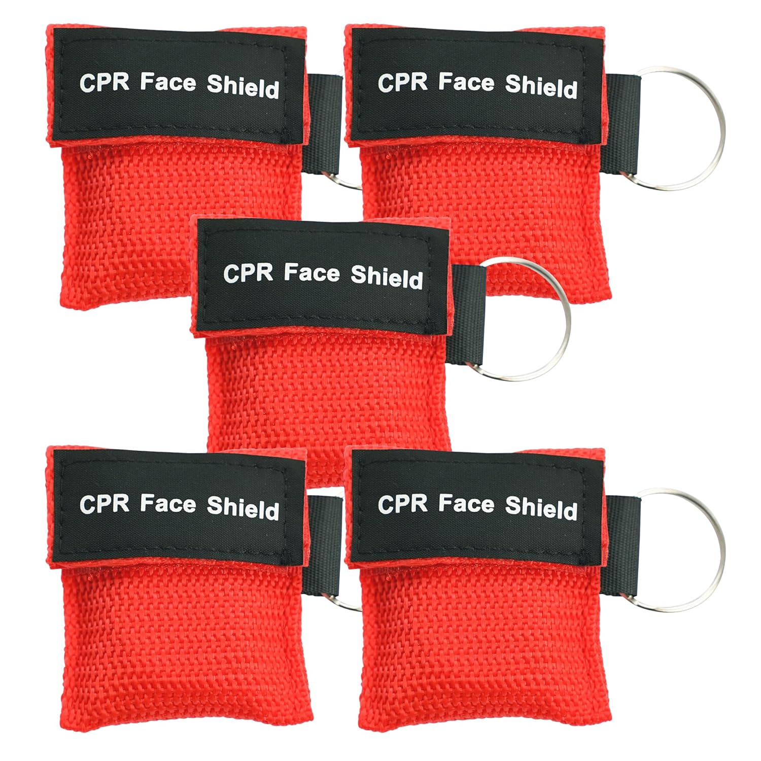 5 Packs CPR Face Shield, One-Way CPR Mask for Pocket Keychain, CPR Emergency Face Mask for First Aid Cardiac Resuscitation Training Kit (5) 5 Packs CPR Face Shield, One-Way CPR Mask for Pocket Keychain, CPR Emergency Face Mask for First Aid Cardiac Resuscitation Training Kit (5)