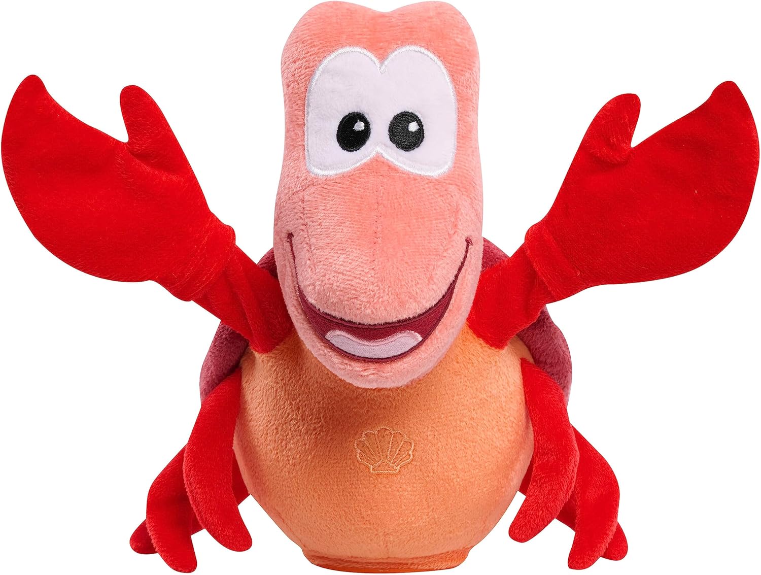 Disney Princess Singing and Snapping Sebastian 10-inch Plush Stuffed Animal, Red Crab, Kids Toys for Ages 3 Up by Just Play Disney Princess Singing and Snapping Sebastian 10-inch Plush Stuffed Animal, Red Crab, Kids Toys for Ages 3 Up by Just Play