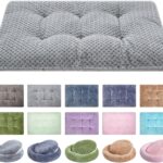 WONDER MIRACLE Fuzzy Deluxe Pet Beds, Super Plush Dog or Cat Beds Ideal for Dog Crates, Machine Wash & Dryer Friendly (15" x 23", S-Grey)