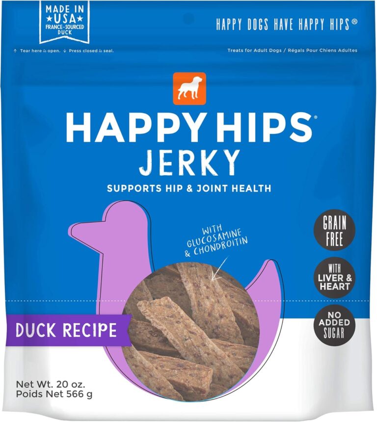 Happy Hips Jerky Dog Treats, Duck, 20 oz. Pouch