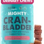 Mighty Paw Waggables Cran-Bladder (Made in The USA) | Vet Formulated Cranberry Supplement for Dogs  Cranberry Chews for Dogs, Urinary Tract & Bladder Support, Bacon Flavored, 120 Soft Chews