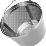 Reusable Coffee Filters 8-12 Cup Permanent Coffee Filters Basket Washable Compatible with Mr. Coffee Black & Decker Coffee Maker Filter 6-12 Cup