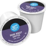 Amazon Brand - Happy Belly Dark Roast Coffee Pods, Compatible with Keurig 2.0 K-Cup Brewers, 100 Count