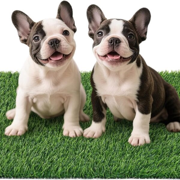 Artificial Grass Pad for Dogs Potty: Fake Grass for Dogs Puppy Potty Training to Pee and Poop on Balcony, Backyard, Patio, Apartment - Protect Floor and Furnitures, 2X Faster Drainage, Easy to Clean