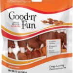 Good'n'Fun Triple Flavored Rawhide Kabobs for Dogs, Beef, 12 ounces