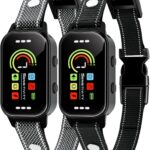 Bark Collar 2 Pack,Bark Collar for Large Medium Small Dogs 8-120lbs,Rechargeable Anti Bark Training Collar with 7 Adjustable Sensitivity, Barking Collar with Beep Vibration