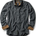 CQR Men's 100% All Cotton Button Down Flannel Shirts, Long Sleeve Brushed Warm Soft Casual Outdoor Plaid Shirt