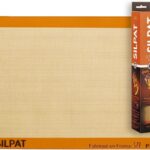Silpat Premium Non-Stick Silicone Baking Mat, Half Sheet Size, 11-5/8 x 16-1/2, Orange