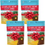 Charlee Bear Original Crunch with Liver Dog Treats, 16 oz (4-Pack) - Made in The USA Natural Training Treats for Dogs