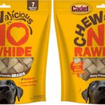 Cadet Chewalicious Chewy 'N Crunchy Braid Dog Treats, Limited Ingredient, Rawhide-Free, Long-Lasting Chews for Dogs Made with Real Chicken, 7 Count (Pack of 2)
