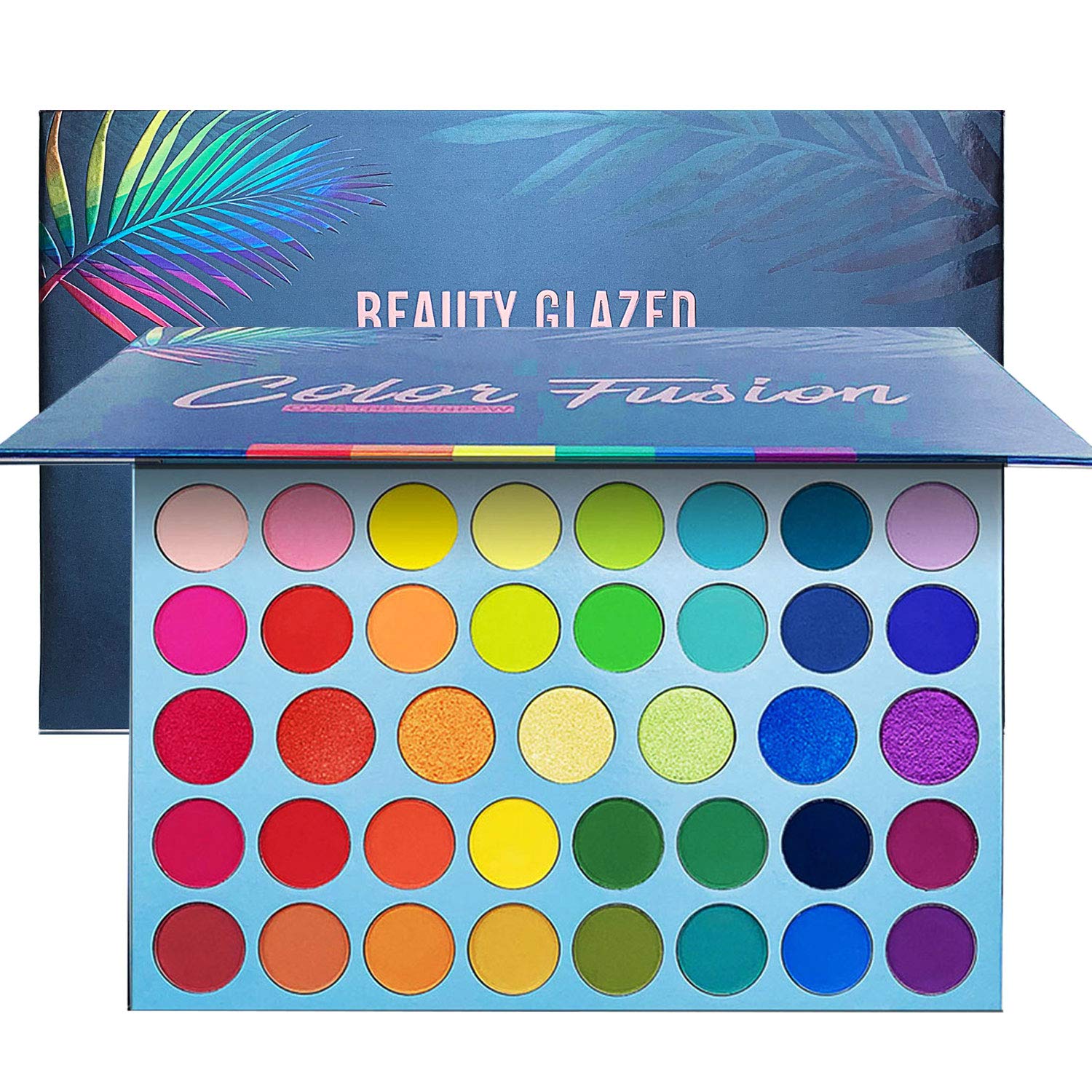 BestLand 39 Color Rainbow Eyeshadow Palette - Professional Makeup Matte Metallic Shimmer Eye Shadow Palettes - Ultra Pigmented Powder Bright Vibrant Colors Shades Cosmetics Set BestLand 39 Color Rainbow Eyeshadow Palette - Professional Makeup Matte Metallic Shimmer Eye Shadow Palettes - Ultra Pigmented Powder Bright Vibrant Colors Shades Cosmetics Set
