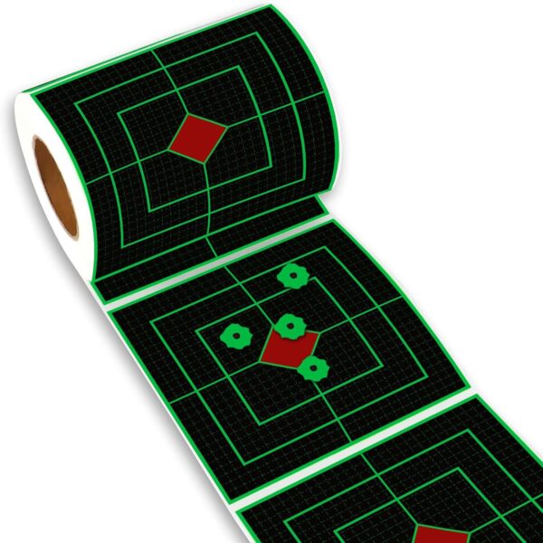 3 Inch/4 Inch Splatter Targets, Adhesive Shooting Target Stickers for BB Gun, Pellet Gun, Airsoft, Pistol, Rifle Shooting Practice (200/250/400/500Pack)